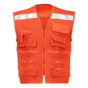 Chaleco Geologo Poplin con Reflectante